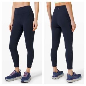 Lululemon Invigorate High-Rise Tight 25" True Navy Legging